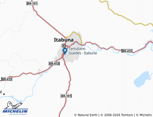 Mappa MICHELIN Novo Fonseca - ViaMichelin