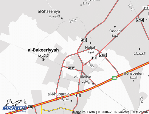 MICHELIN-Landkarte al-Rayyan - ViaMichelin