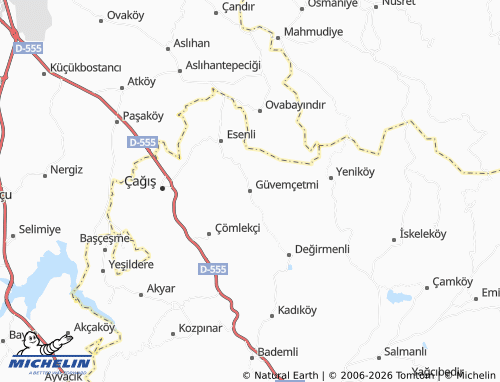 Mappa MICHELIN Güvemçetmi - ViaMichelin