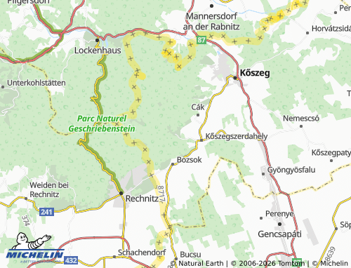Mapa MICHELIN Velem - ViaMichelin