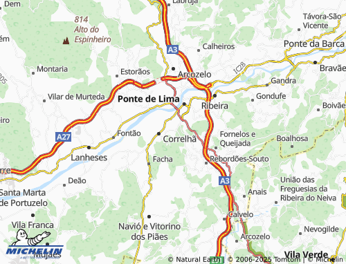 Mapa MICHELIN Barreiros - ViaMichelin