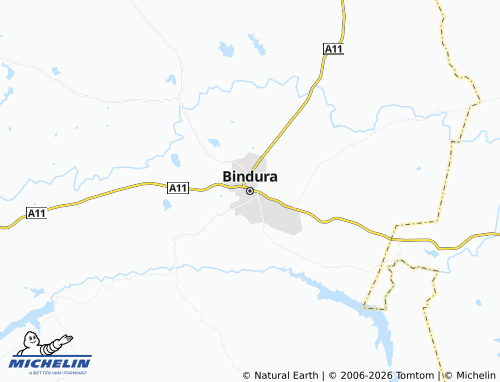 MICHELIN-Landkarte Bindura - ViaMichelin