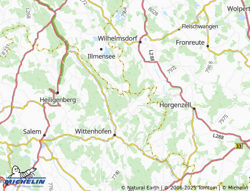 Mapa MICHELIN Höchsten - ViaMichelin