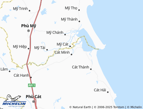 MICHELIN Cát Minh map - ViaMichelin