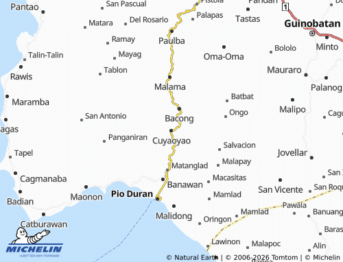 MICHELIN Cuyaoyao map - ViaMichelin