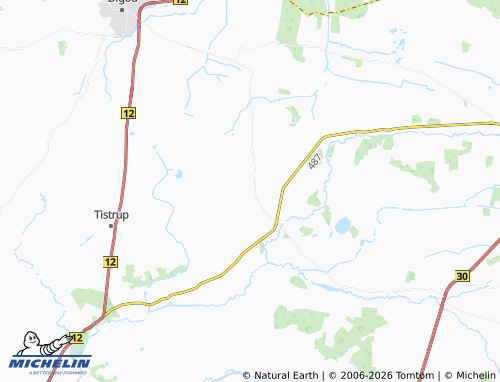 MICHELIN Skovlund map - ViaMichelin