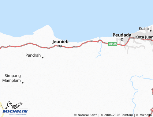 Mapa MICHELIN Teupin Panah - ViaMichelin
