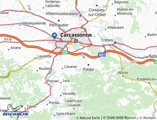 Mappa MICHELIN Cazilhac - ViaMichelin