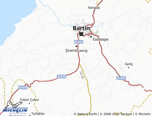 MICHELIN Gecen map - ViaMichelin