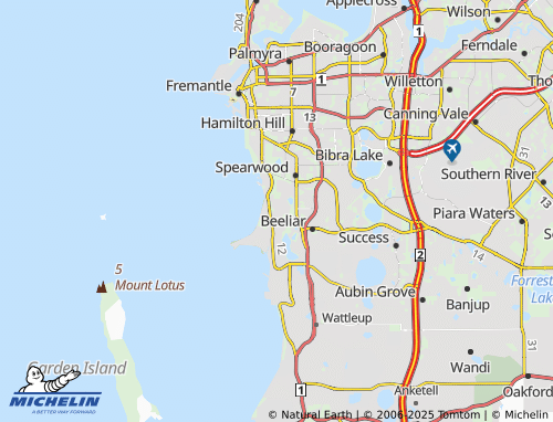 MICHELIN Coogee map - ViaMichelin