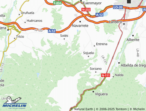 MICHELIN Daroca de Rioja map - ViaMichelin