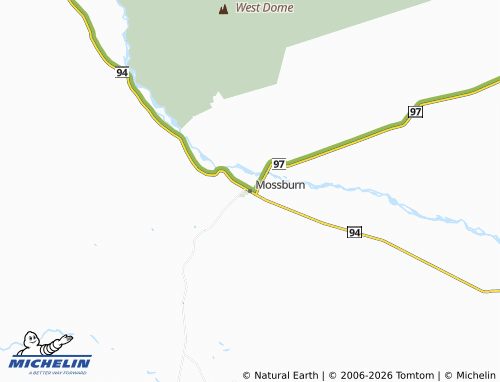Mapa MICHELIN Mossburn - ViaMichelin