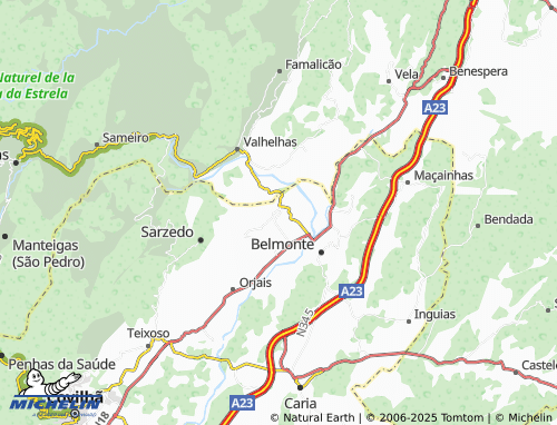 MICHELIN Vale Formoso map - ViaMichelin