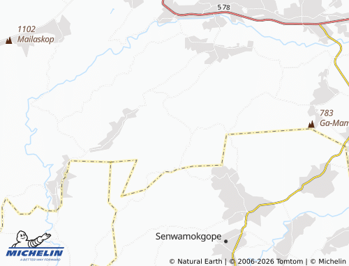 MICHELIN-Landkarte Tswika - ViaMichelin
