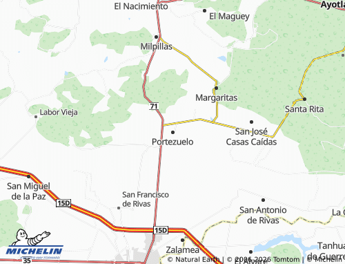 Mappa MICHELIN Portezuelo - ViaMichelin