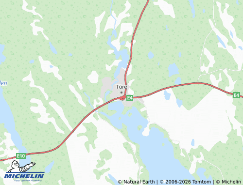 Carte MICHELIN Töre - ViaMichelin