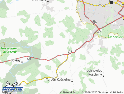 MICHELIN-Landkarte Trypucie - ViaMichelin