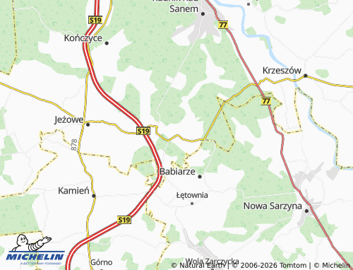 MICHELIN Groble map - ViaMichelin
