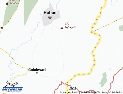 Mapa MICHELIN Fodome Xelu - ViaMichelin