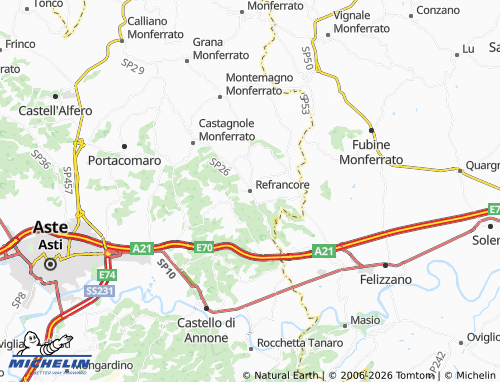 Mapa MICHELIN Refrancore - ViaMichelin