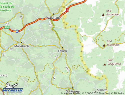 Mappa MICHELIN Eslarn - ViaMichelin