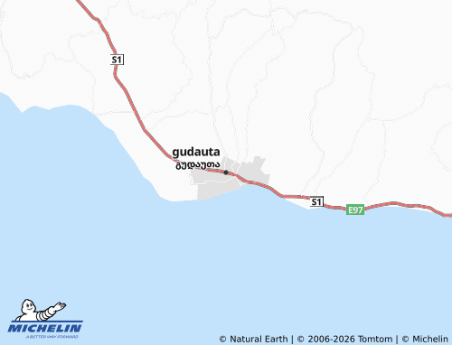 MICHELIN-Landkarte gudauta - ViaMichelin