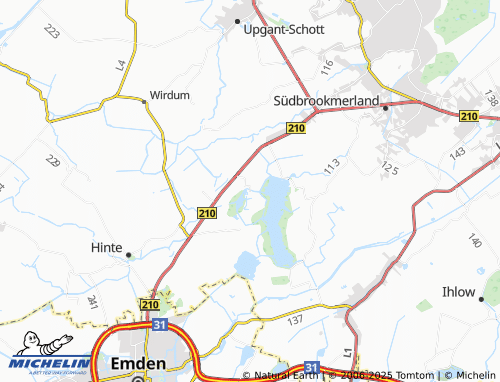 MICHELIN Bedekaspeler Marsch map - ViaMichelin