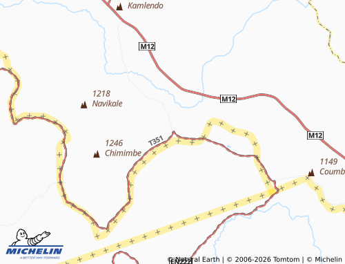 MICHELIN Chilenga map - ViaMichelin