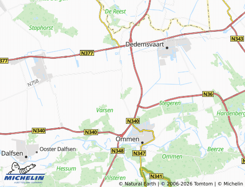 MICHELIN Witharen map - ViaMichelin