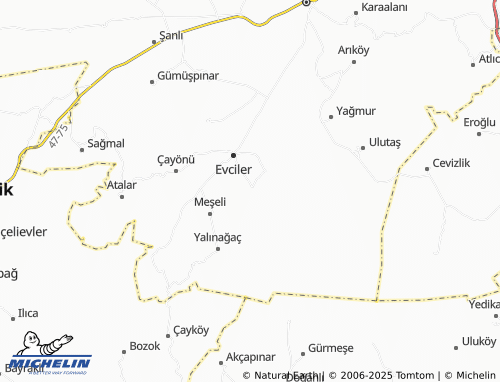 MICHELIN Ürünlü map - ViaMichelin
