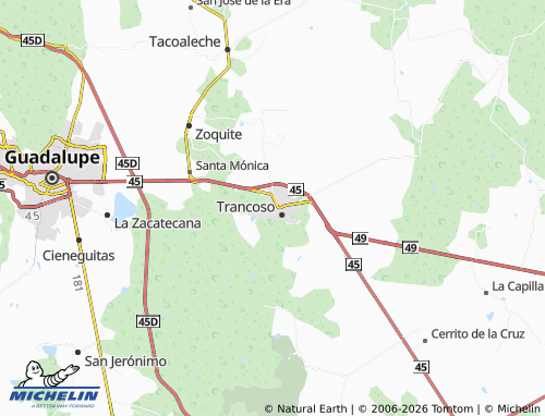 Mappa MICHELIN Las Peñitas - ViaMichelin