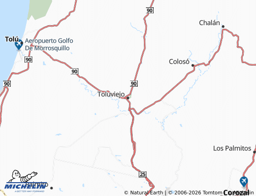 Carte MICHELIN Toluviejo - ViaMichelin