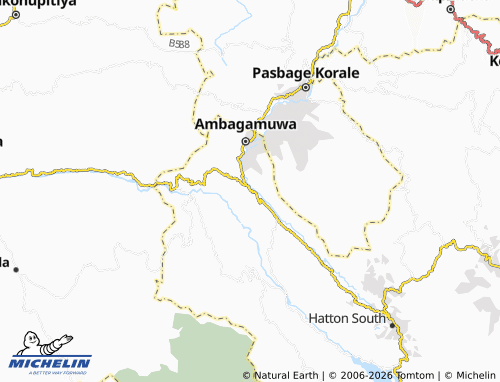 Mappa MICHELIN Ginigathhena - ViaMichelin