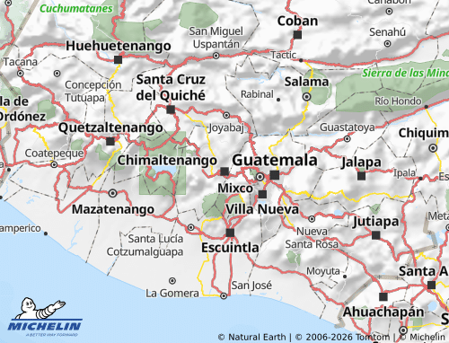 Carte MICHELIN Chimaltenango - ViaMichelin