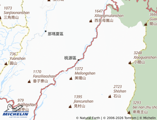 MICHELIN Taoyuan District map - ViaMichelin