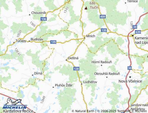 Carte MICHELIN Světce - ViaMichelin