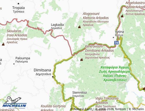 MICHELIN Karkaloy map - ViaMichelin