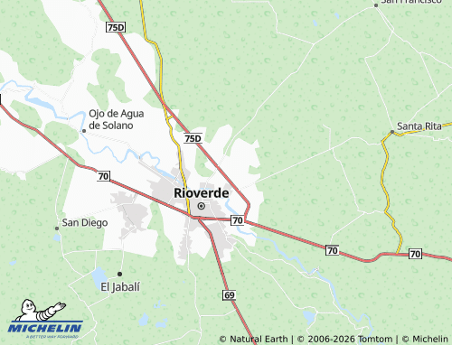 MICHELIN Parque Los Azahares map - ViaMichelin