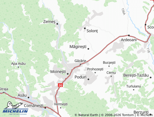 MICHELIN Valea Arinilor map - ViaMichelin
