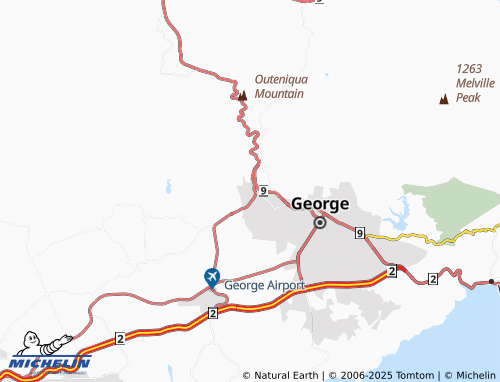 MICHELIN Kerriwood Hill map - ViaMichelin