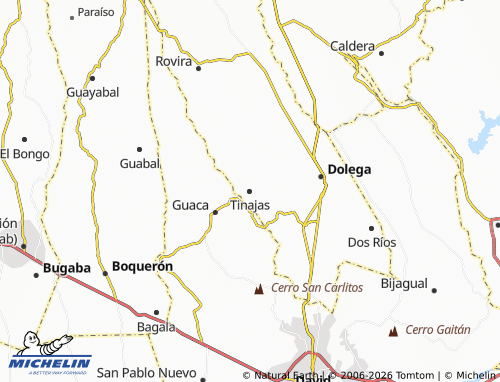 Mappa MICHELIN Tinajas - ViaMichelin