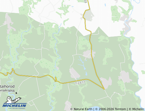 MICHELIN Nefedivtsi map - ViaMichelin