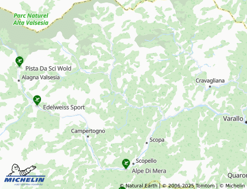 Carte MICHELIN Fervento - ViaMichelin