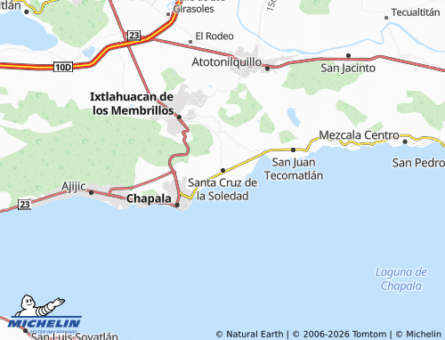 Mappa MICHELIN Santa Cruz de la Soledad - ViaMichelin