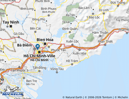 Carte MICHELIN Cẩm Mỹ - ViaMichelin