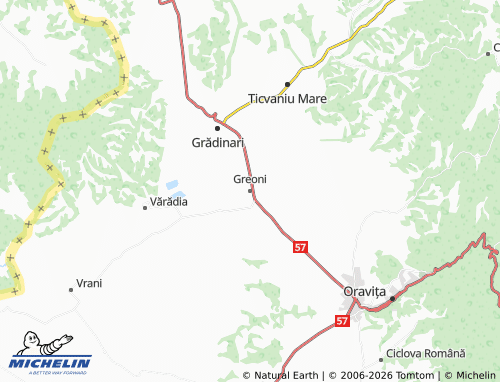 Mapa MICHELIN Greoni - ViaMichelin
