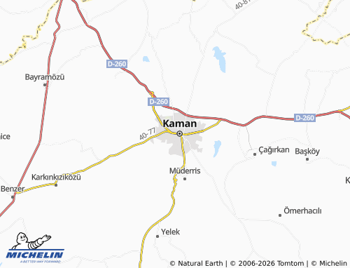 MICHELIN Gaffar map - ViaMichelin