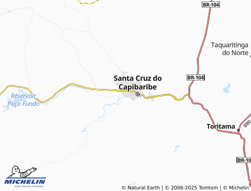 MICHELIN São Cristóvão map - ViaMichelin