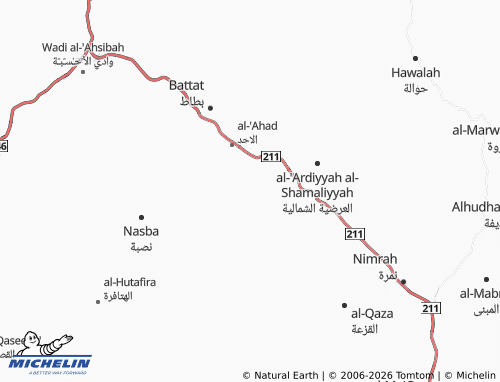 MICHELIN-Landkarte Ghamd al-Zanad - ViaMichelin