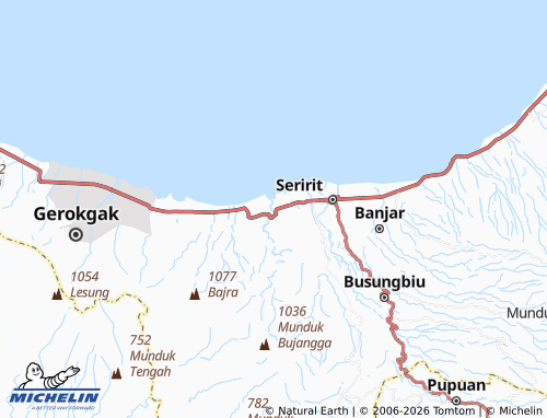 Kaart MICHELIN Banjar Asem - ViaMichelin